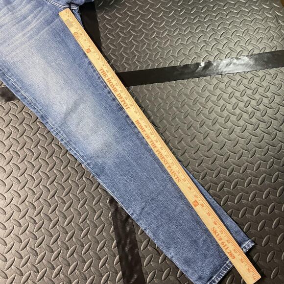 Calvin Klein Jeans Mens 34x34 Blue Darryl T Indigo Haze Comfort Denim 5-Pocket - Picture 6 of 10